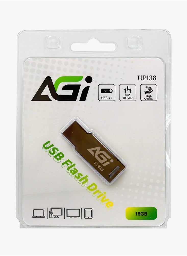 AGI AGI 16GB USB 3.2 Flash Drive - AGI016GBMUP138 16 GB  - Image 3