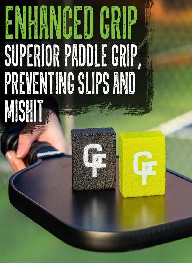 Gradient Fitness Pickleball Paddle Eraser, Pickle Ball Racket Natural Cleaner, Efficiently Removes Ball Residue, Dust, Dirt, & Minor Scrapes/Scratches, Increases Grit, Pickleball Paddle Accessories(B) - Image 5