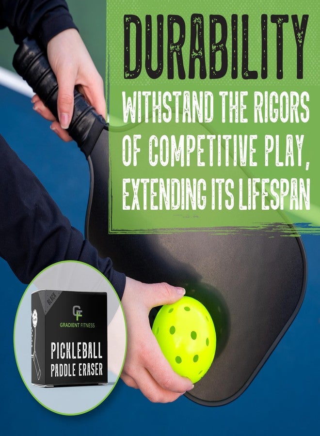Gradient Fitness Pickleball Paddle Eraser, Pickle Ball Racket Natural Cleaner, Efficiently Removes Ball Residue, Dust, Dirt, & Minor Scrapes/Scratches, Increases Grit, Pickleball Paddle Accessories(B) - Image 4