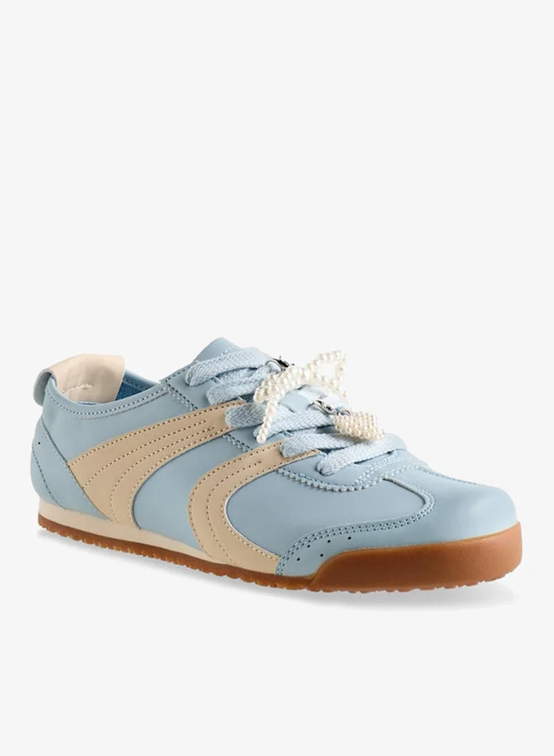 Celeste Women Pearl Embellished Sneakers