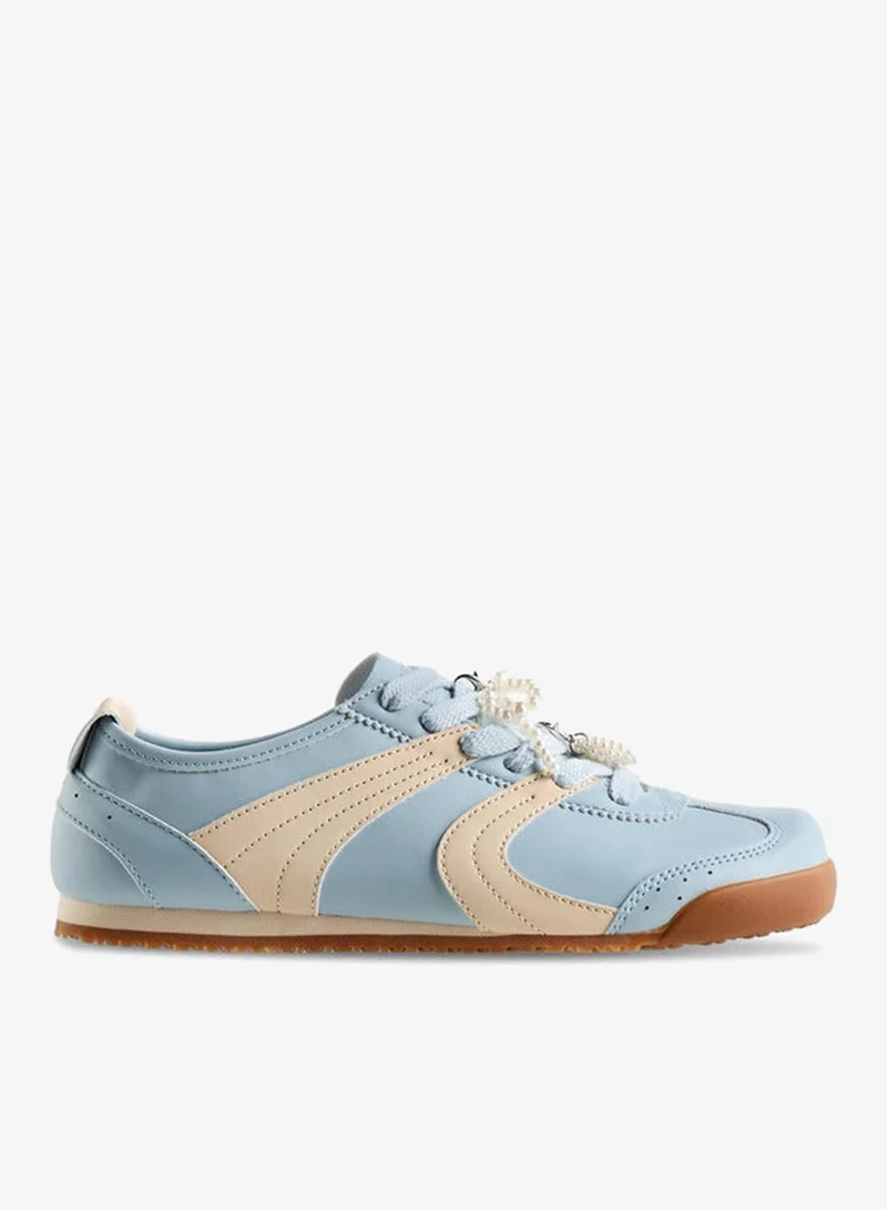 Celeste Women Pearl Embellished Sneakers