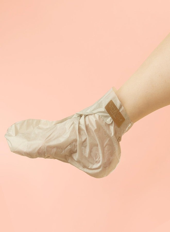 VOESH Collagen & Peeling Socks Duo, Peeling Socks, Collagen Socks, Foot Peel, Moisturizing Spa Socks, Foot Mask, Foot Exfoliator, Foot Care, Vegan - Image 4