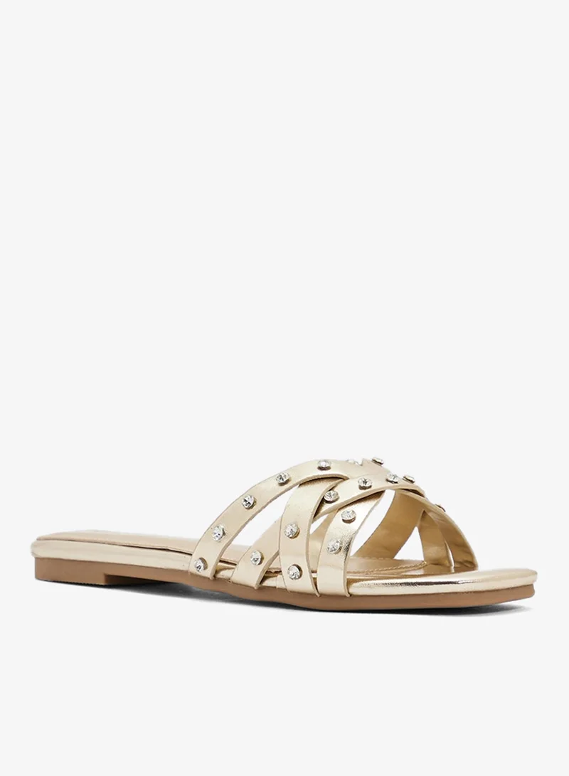 Ginger Studded Flat Sandal