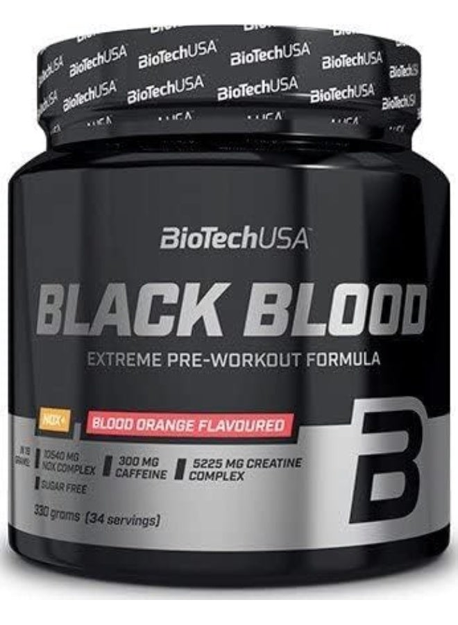 BioTechUSA Black Blood NOX+, Blood Orange - 330g - Image 1