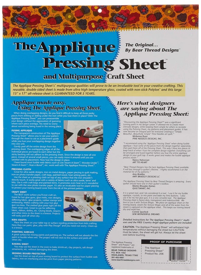 Applique Pressing Sheet 13In X 17In White - pzsku/ZC19E311F11A8631C9BAEZ/45/_/1724479607/f854543f-fb72-4d48-b1e8-3d2aaaab8d66