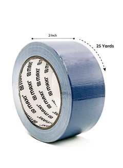 Maxi Two Inch Wide Cloth Tape Blue With 25 Yards Length  - Image 2