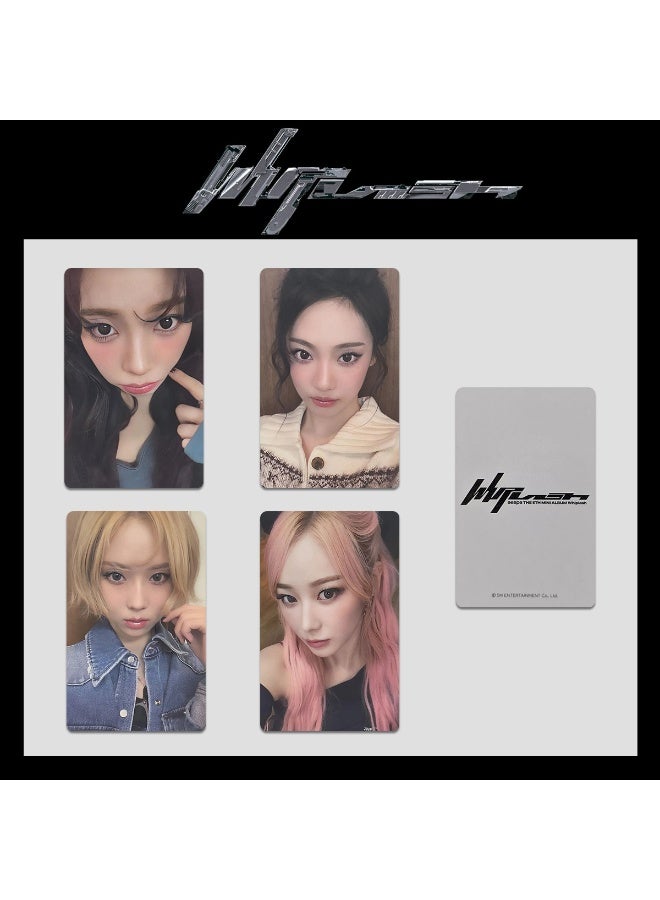 NIBEMINENT 4 Pcs Kpop AESPA Whiplash Lomo Cards Card For Fans Collection Gifts - Image 1
