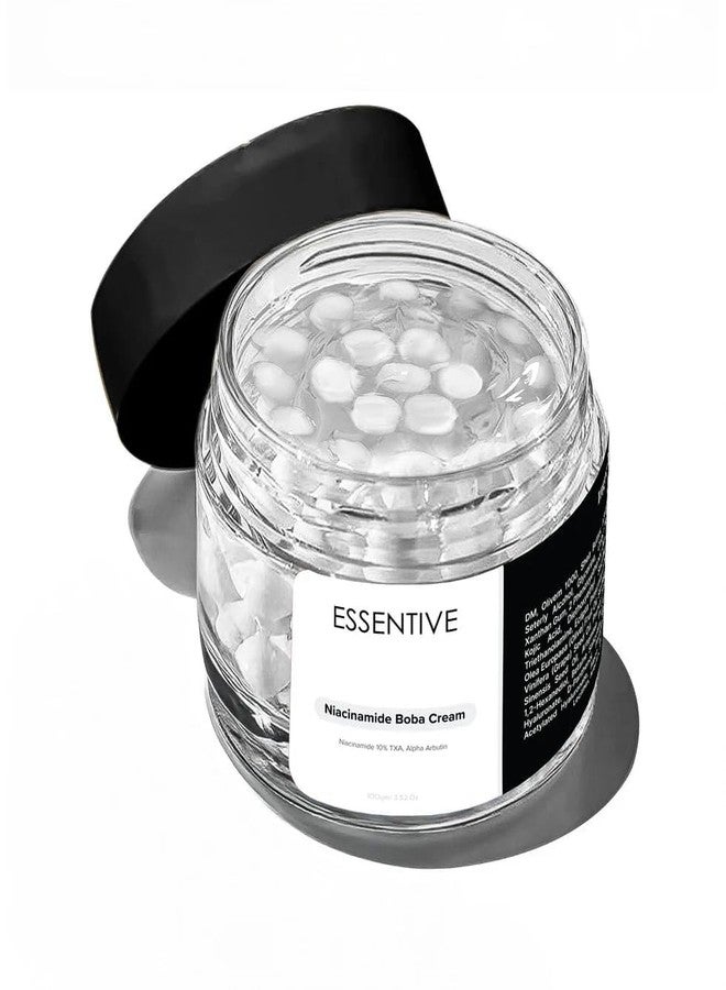 Essentive Niacinamide Capsule Cream | 10% Niacinamide, TXA & Alpha Arbutin | Brightening Cream for Dark Spots, Pigmentation & Uneven Skin Tone | 100g - Image 1