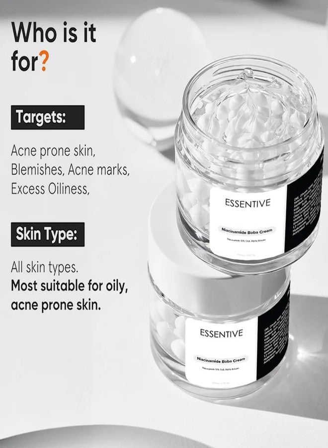 Essentive Niacinamide Capsule Cream | 10% Niacinamide, TXA & Alpha Arbutin | Brightening Cream for Dark Spots, Pigmentation & Uneven Skin Tone | 100g - Image 2