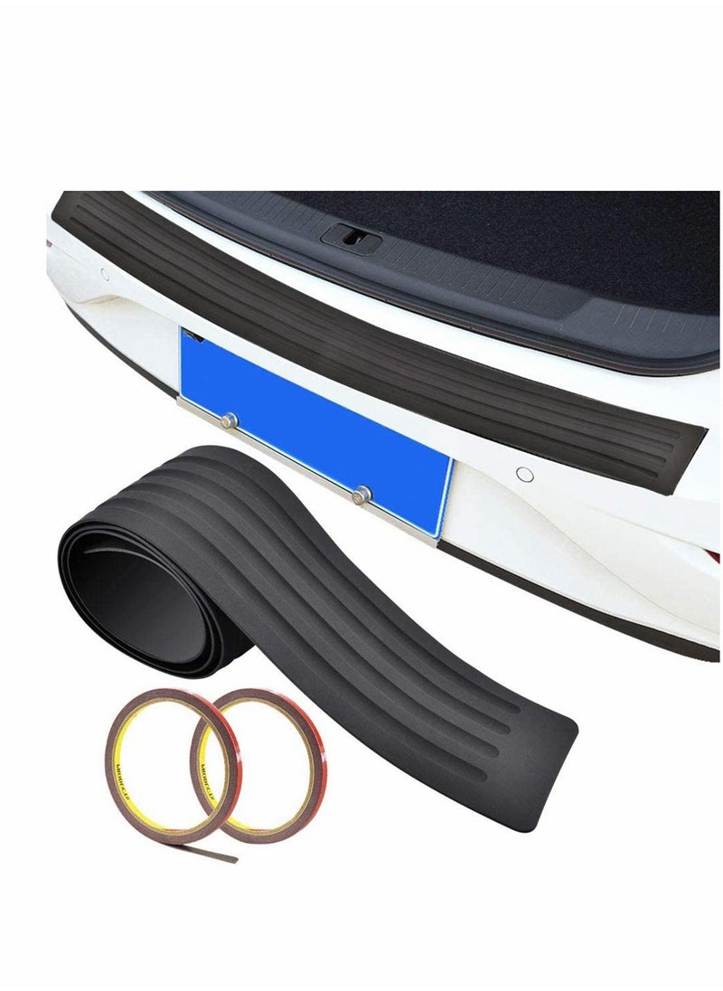 Excefore - Door Sill Protector, Car Door Guard Bumper Flexible Spoiler Rubber Skirt Protector Carbon Fiber Front Bumper Spoiler Bendable Door Sill Scuff Bumper with Strong Adhesive for Any Car - Image 1