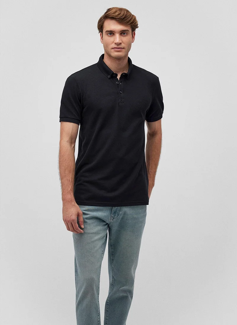 MAVI Black Polo Shirt