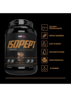 EHP Labs IsoPept Hydrolyzed Whey Protein Powder by EHPlabs - 100% Whey Protein Isolate & Hydrolysate, 27g of Protein, Non-GMO, Gluten Free, Fast Absorbing, Easy Digesting, 27 Serves (Peanut Butter Cups)  - Image 3