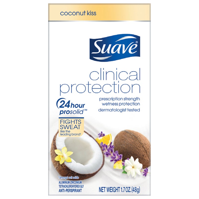 Suave Clinical Antiperspirant Deodorant Coconut Kiss 17 oz - Image 3