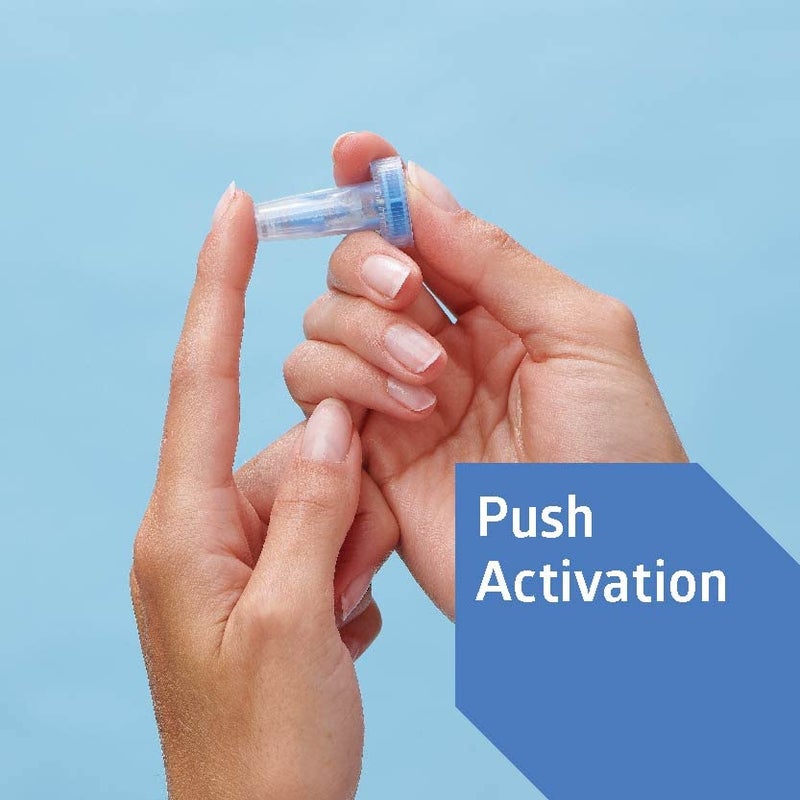 Medline Sterile Safety Lancets, Push-Button Activation, Blood Glucose Testing, Controlled Penetration, 28G x 1.6 mm, 100 Count - Image 3