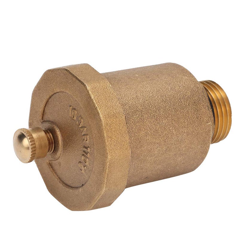 Automatic Brass Air Vent Valve G1 2 Male Thread One Way Exhaust Valve Replacement - Image 4