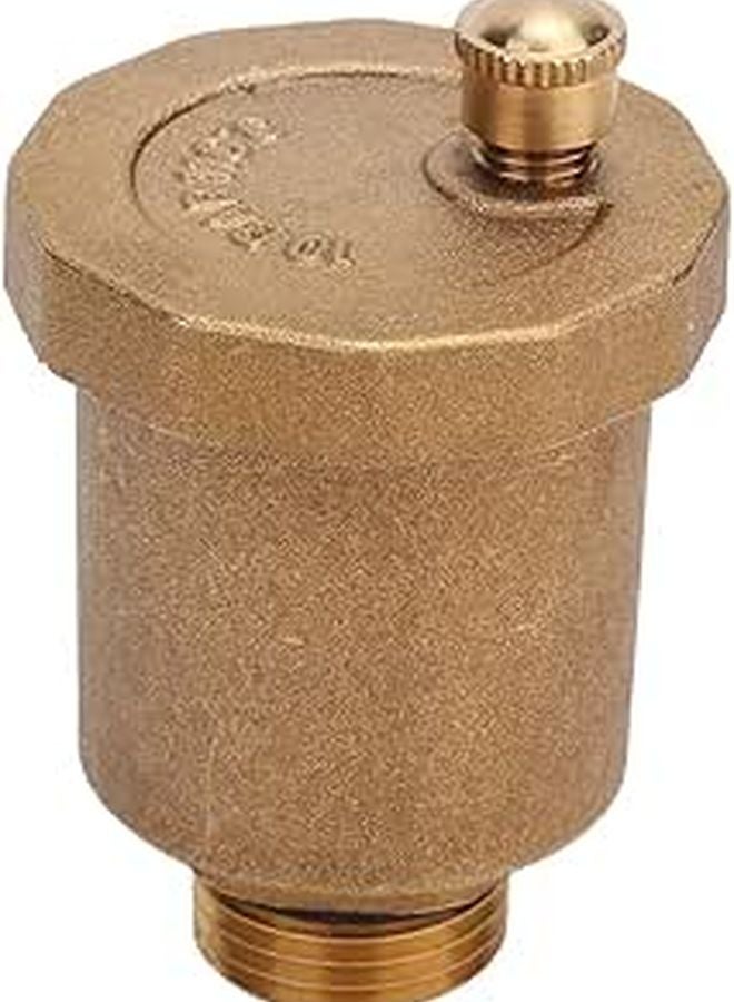 Automatic Brass Air Vent Valve G1 2 Male Thread One Way Exhaust Valve Replacement - Image 1