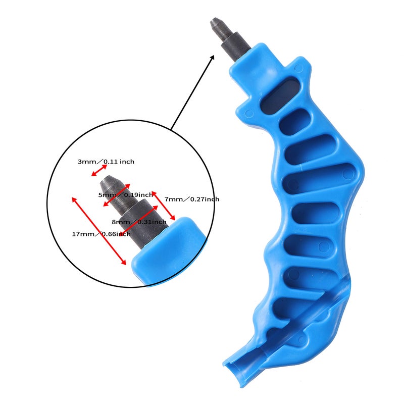 FULAIERGD 2-in-One Drip Irrigation Tubing Hole Punch Fitting Insertion Tools Drip Tube Hole Punch for Easier 1/4" Inch Fitting & Emitter Insertion (Pro Punch Tool Sets) - Image 5