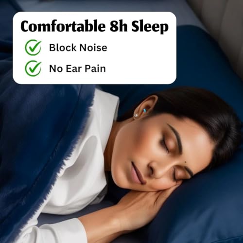 Thriwell Flex Ear Plugs for Sleeping, Noise reduction for Snoring, Earplugs for sleep in Flight Travel, Noise Cancelling Foam Earplug for Women Men Kids, Side sleeper friendly, (Pack of 6 Pairs) - Image 2