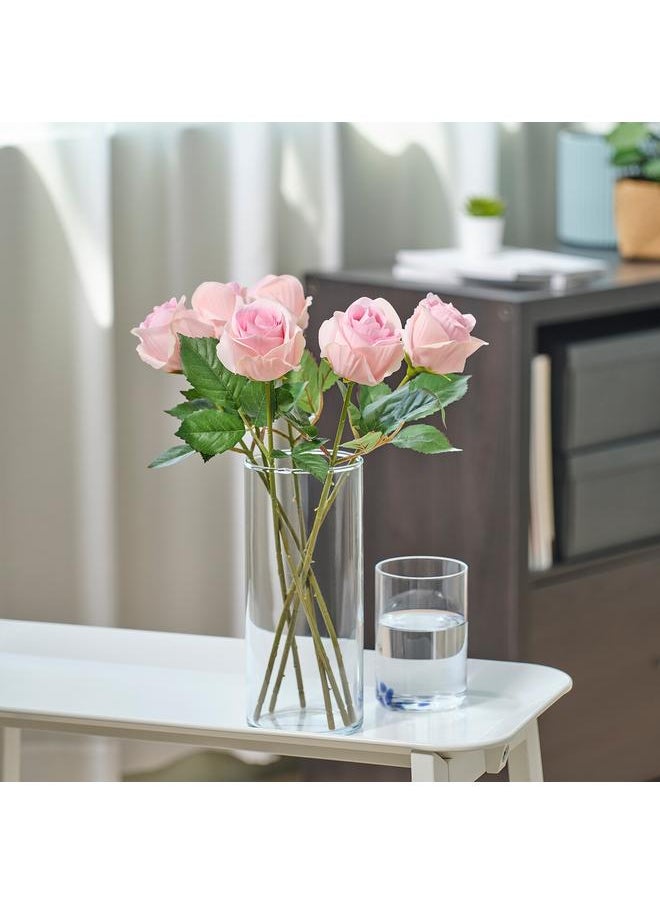 erorex Artificial flower, in/outdoor/Rose pink, 40 cm  - Image 4