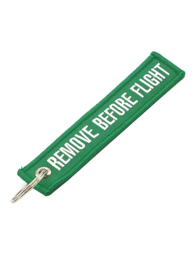 NIBEMINENT Remove Before Flight Keychain - Green
