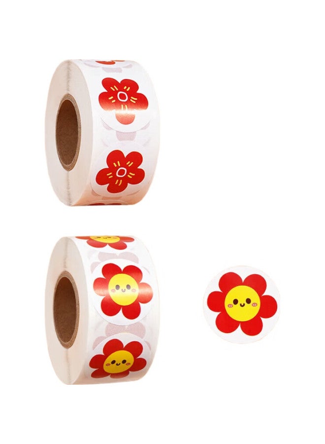Simaa 2000 Pieces (4 Volumes) Children'S Reward Stickers, Elementary School And Kindergarten Little Red Flower Appreciation Stickers X5103 - Image 2