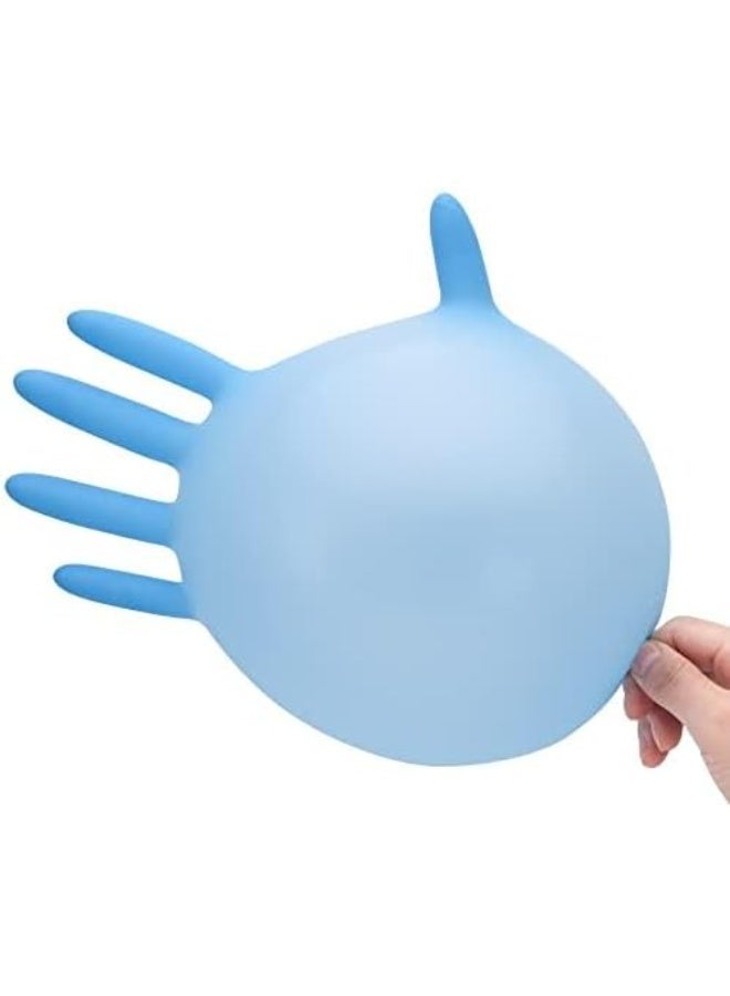 Blue Nitrile Gloves for Medical Examination, Blue, 100 Count, 3 Mil, Latex Free - Image 2