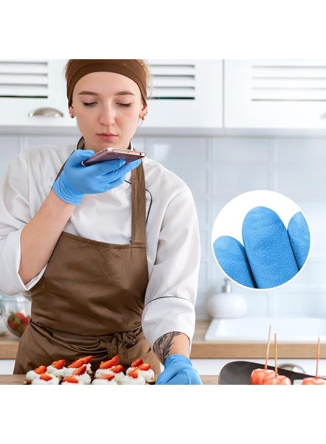 Blue Nitrile Gloves for Medical Examination, Blue, 100 Count, 3 Mil, Latex Free - Image 3