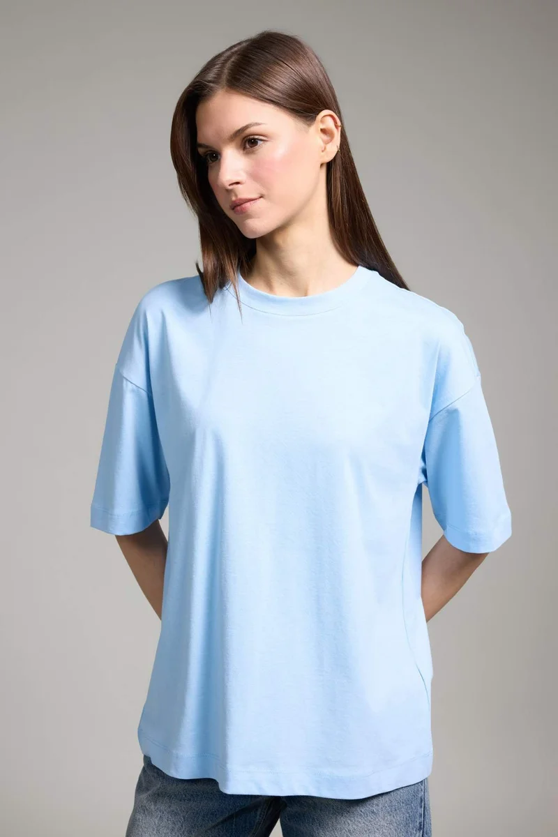 ديفاكتو Basic Cotton Oversize T-Shirt