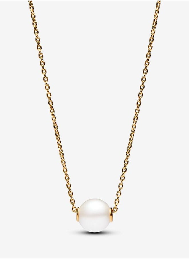 Pandora Violet Pandora women's necklace, brass and pearl series, clavicle chain necklace, light luxury and elegant  - Image 1