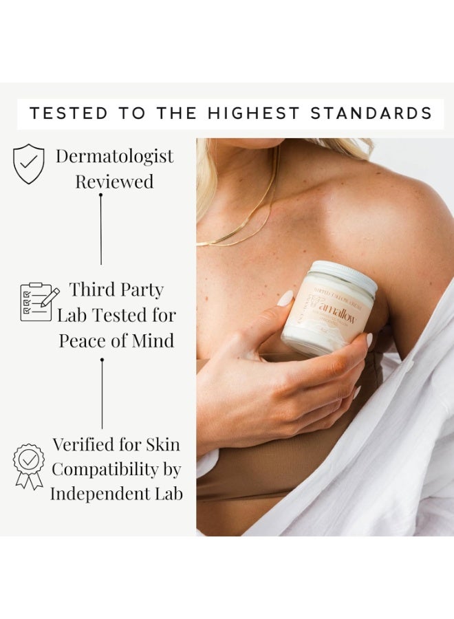 Amallow 100% Grass Fed Beef Tallow for Skin Care - Face + Body - Whipped Moisturizer for Sensitive Skin - Natural Lotion, 4 FL. oz. (Unscented) - Image 5