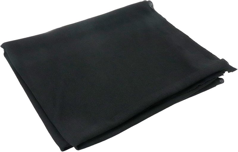 Mcredy Speaker Grill Cloth,Speaker Cloth Black Mesh Fabric for Speaker Repair 170 x50 cm/66.9x19.68(LxW), Pack of 1 - Image 1