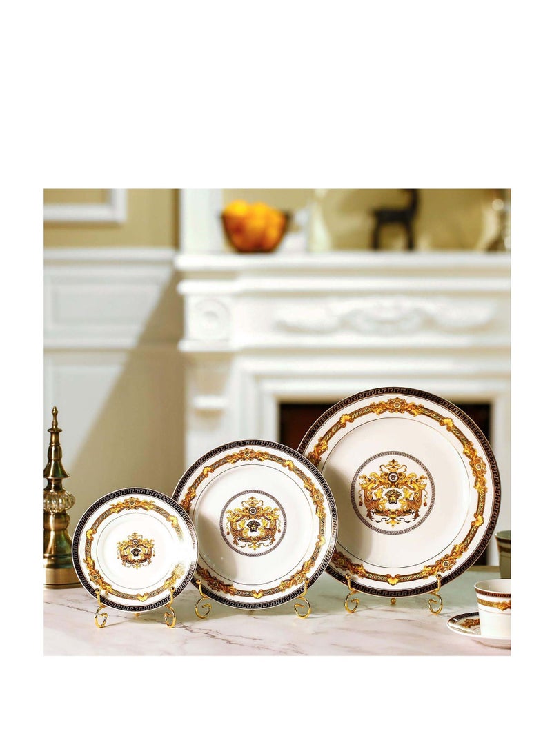 SYOSI Plate Stands, Display Stand Iron Metal Photo Holder Stand, Display Picture Frame Clock Holder, Gold Iron Easel Plate Holder, Metal Display Stands, for Book, Decorative Plates, and Art  - Image 4