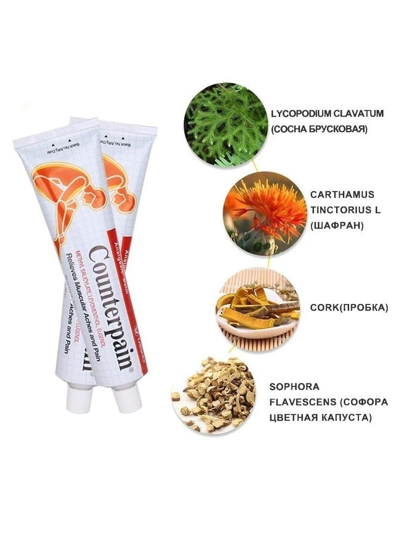 Counterpain كريم عشبي تايلاندي لتسكين الألم وتدفئة العضلات ومضاد للالتهابات 100 جرام - Image 2