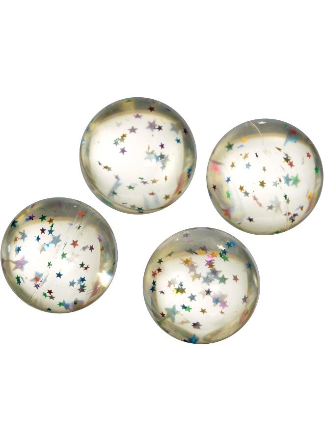 Amscan Bounce Ball Star Glitter Favor 8pcs