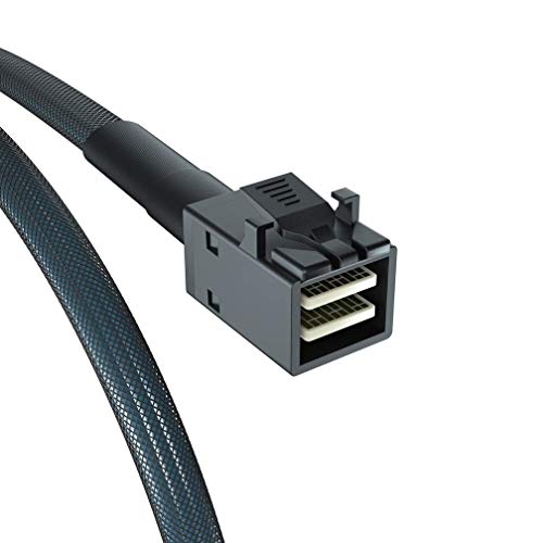 ipolex SFF-8643 to SFF-8087 Mini SAS HD Cable with Sideband, Compatible with 12Gbps SAS Drives and 6Gbps SAS/SATA Drives, 0.8-m(2.62ft), 2 Pack - Image 2