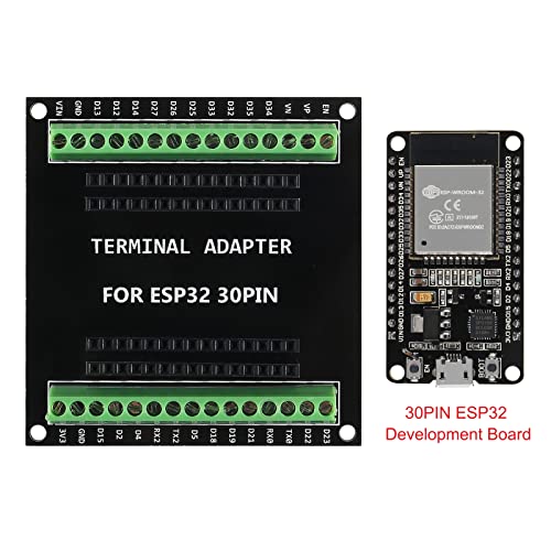 AITIAO 2PCS ESP32 Breakout Board 30Pin GPIO 1 into 2 Compatible with 30 Pins ESP32S ESP32 Development Board 2.4 GHz Dual Core WLAN WiFi + Bluetooth 2-in-1 Microcontroller ESP32 Chip - Image 4