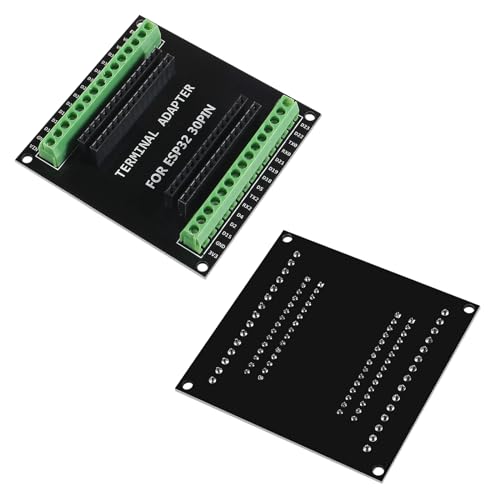 AITIAO 2PCS ESP32 Breakout Board 30Pin GPIO 1 into 2 Compatible with 30 Pins ESP32S ESP32 Development Board 2.4 GHz Dual Core WLAN WiFi + Bluetooth 2-in-1 Microcontroller ESP32 Chip - Image 1