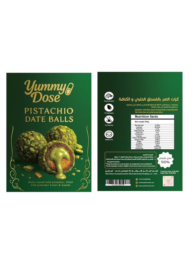 Yummy Dose Pistachio Date Bites - Image 2