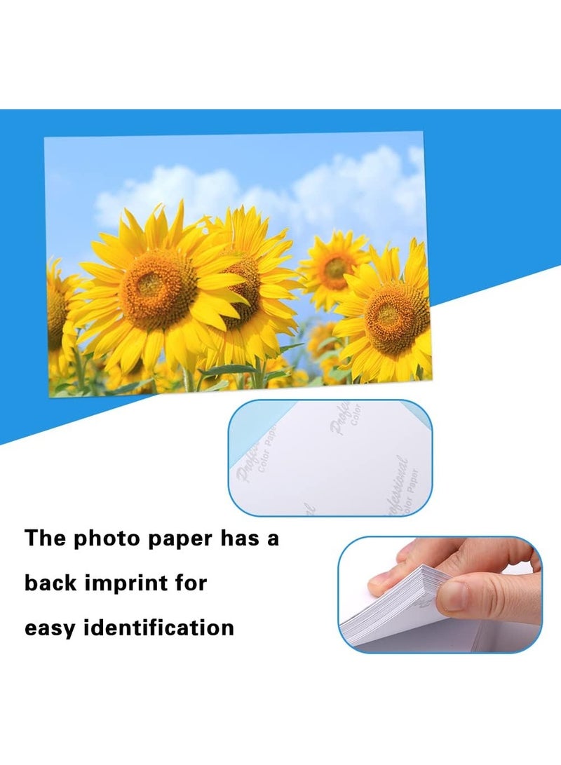 Relex 100 Sheets 4"x 6" 4R High Glossy Photographic Paper Waterproof Professional High Glossy Photo Paper For Printer Works with All Inkjet Printers 230g - Image 5