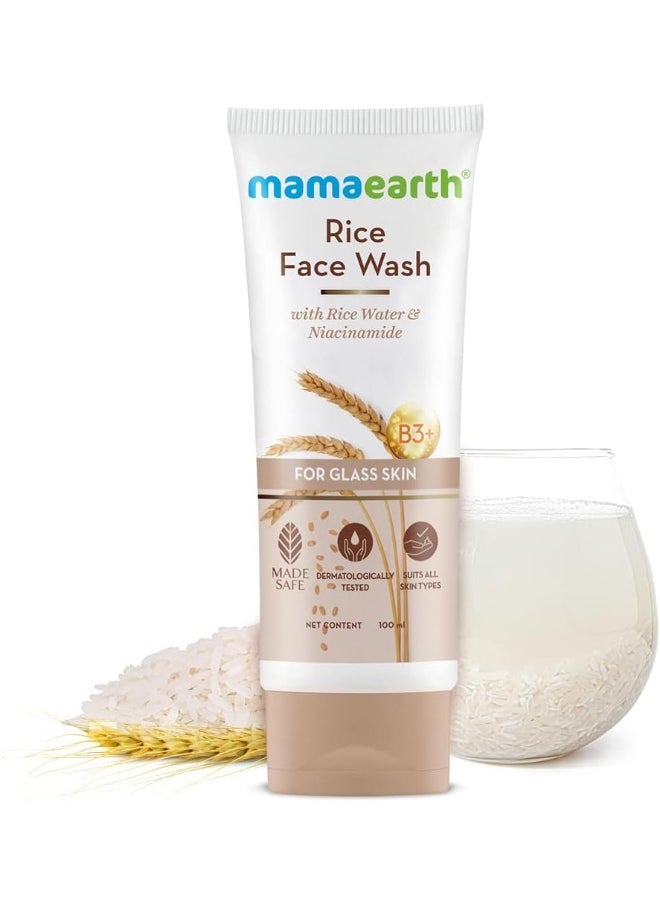 Rice Face Wash With Rice Water And Niacinamide For Glass Skin 100 Ml - pzsku/ZC19F89855CF9795F7ED8Z/45/_/1727685047/3072d4a9-bb81-412e-8f6d-6926bce229ac