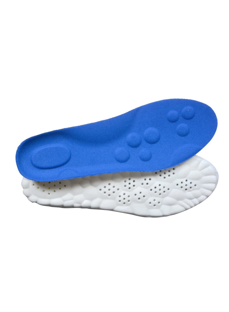 Dr. Joe Medical Brushes Meron Foam Flexible Shock Absorption Arch Support Insole for Running and Sports Shoes, Memory Foam 4D Cloud Technology Foot Insert, Breathable Soft Padded Comfortable Non Slip Shoe Insoles for Men and Women, U Shaped Heel Alignment Orthopedic Support Insert, Sweat Absorbing Honeycomb Design, Lightweight Durable Polyurethane Material, Suitable for Casual Shoes Boots Work Shoes Sneakers Slippers, Pain Relief Foot Cushion Insole for Daily Use, 1 Pack High Resilience Gel Padding Impact Protection, All Day Comfort Support for Plantar Fasciitis Heel Pain Arch Pain Flat Feet, Trim to Fit Universal Size Insert - Image 2