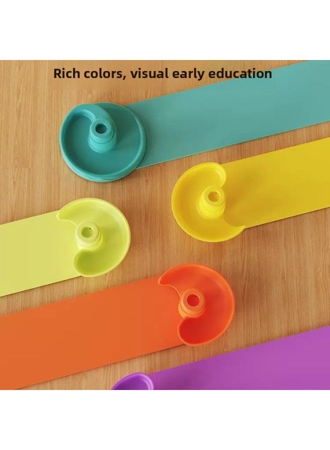 Baby Toys 6 Months Puzzle Early Education 788 901 1 Year Old 2 Baby Shooting Track Ball Turn Music-Color:5 Floors - Image 2