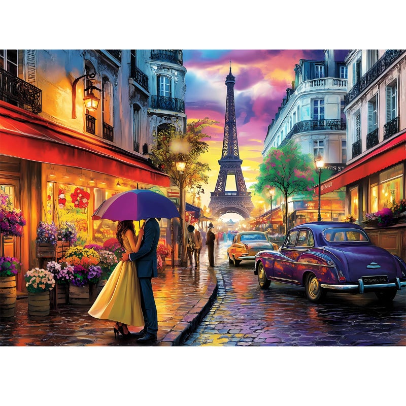 WSCXSC Jigsaw Puzzles 300 Pieces for Adults Tower Puzzles 300 Piece Puzzle for Adults Kids Puzzle Letter on Back Birthday Gift Puzzles Educational Toys Family Challenging Games 205x15IN - Image 3