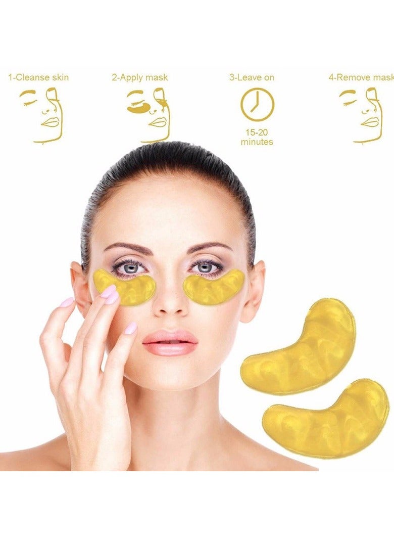 ORiTi 20-Piece Crystal Collagen Gold Powder Eye Mask - Image 2