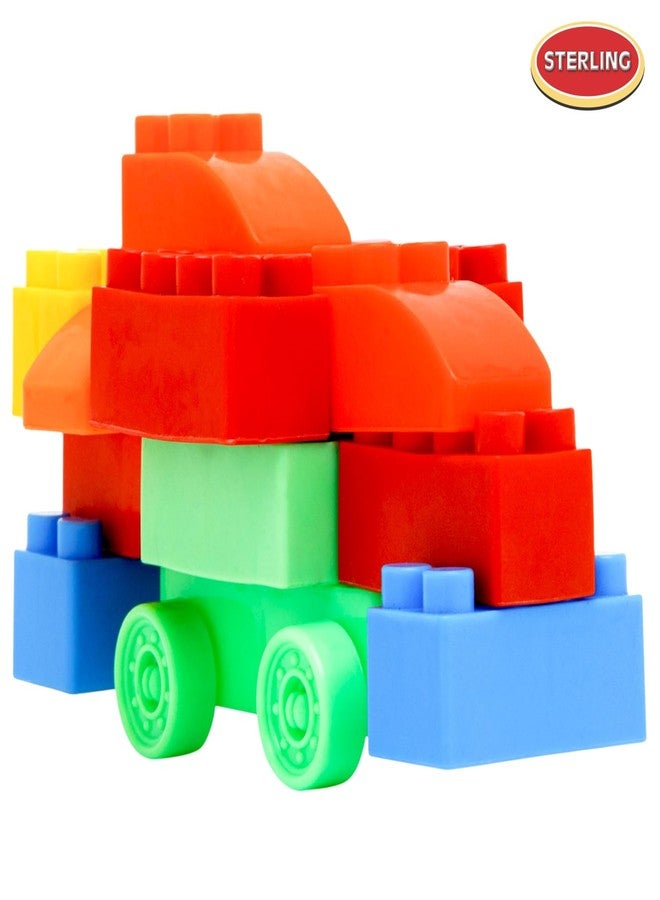 Sterling Train Engine Building Blocks for Kids - Plastic Building Blocks for Kids Puzzle Games for Kids, Toys for Children Educational & Learning Toy for Kids, Girls & Boys (150 Pcs-Multicolor) - Image 5