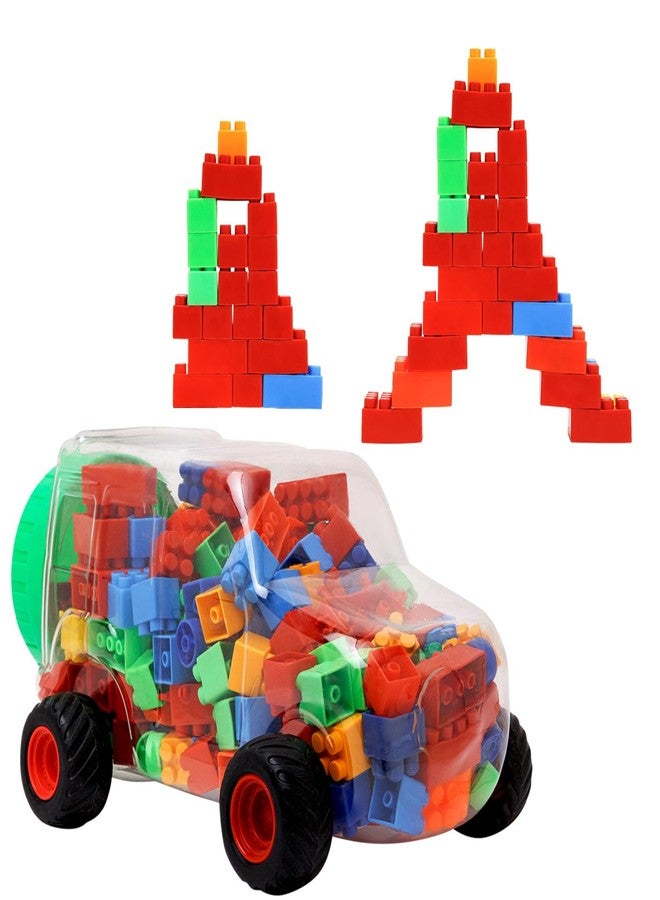 Sterling Train Engine Building Blocks for Kids - Plastic Building Blocks for Kids Puzzle Games for Kids, Toys for Children Educational & Learning Toy for Kids, Girls & Boys (150 Pcs-Multicolor) - Image 1