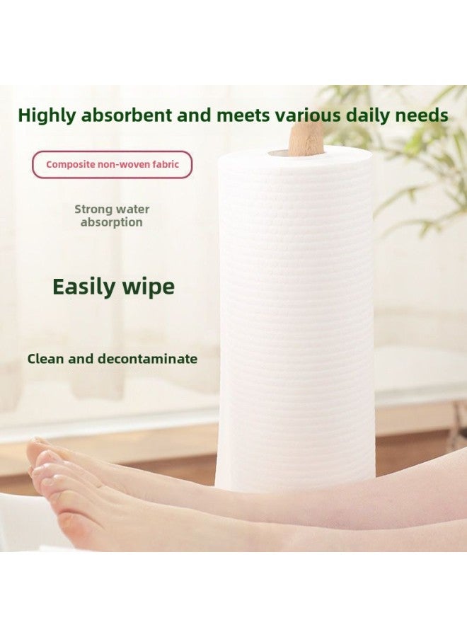 Disposable Foot Wipe Cloth Foot Bath Absorbent Foot Wipe Paper Towel For Lazy People Home Daily Use Hand Wipe Foot Wipe-Color:Printed Style-Specifications:20x20【50 Pieces】 - Image 3