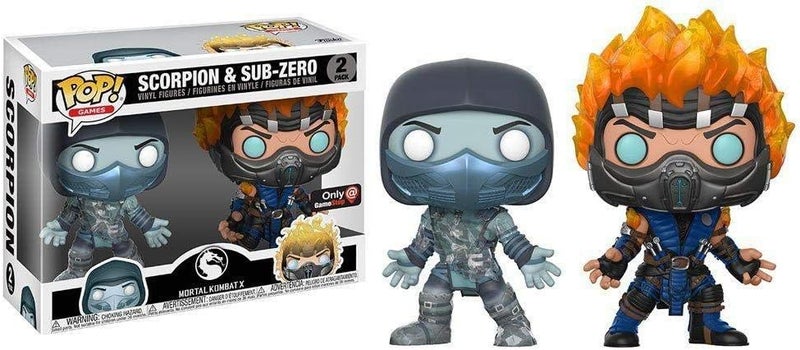POP Funko Mortal Kombat  Scorpion  Subzero 2 Pack  Only at GameStop - Image 1