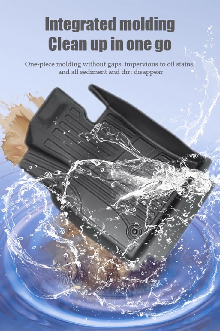 Automobile floor mats, suitable for 2018-2023 Toyota Camry gasoline car floor mats are high-end, easy to clean and wear-resistant. Material: TPE. - Image 5