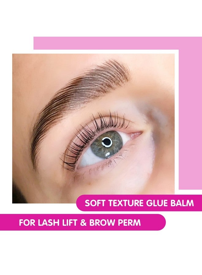 پيرمانيا بلسم غراء الرموش، لاصقات رفع الرموش، تثبيت قوي وحواجب ذات شكل مثالي لمجموعة تصفيح الحواجب، بلسم رفع الرموش بألوان زاهية ونكهات فاكهية، سريع الجفاف ومقاوم للماء (وردي) - Image 4